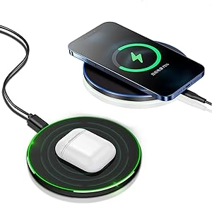 30 W Hurtig Trådløs Oplader med USB-C