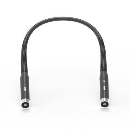 FlexRead Nakkelampe til Læsning med Justerbare Arme og USB-Genopladeligt Design