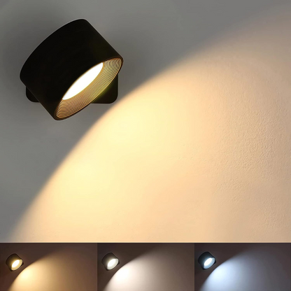 FlexiLamp Trådløs Genopladelig 360° LED Væglampe