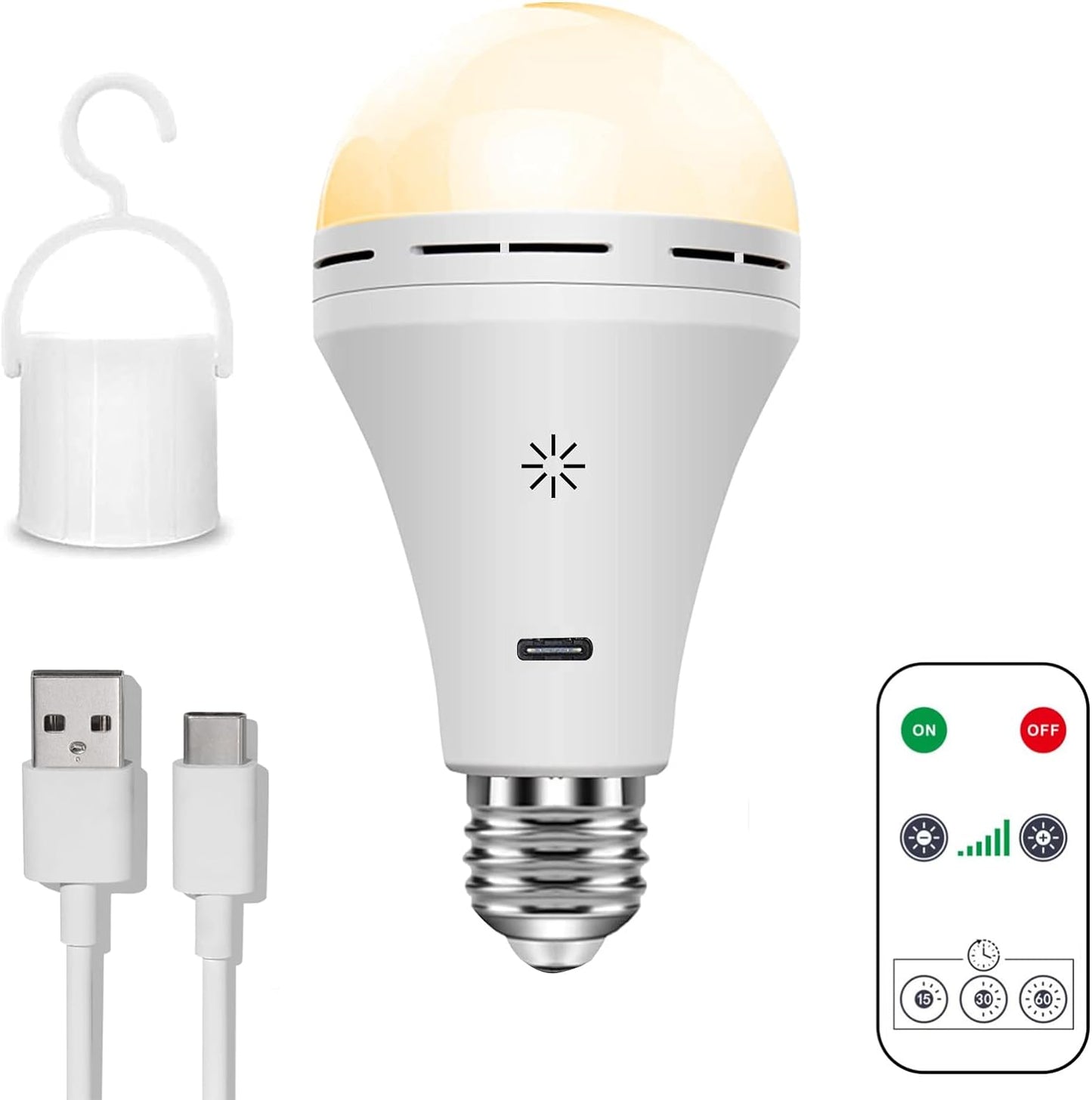FlexiLight Genopladelig LED Bordlampe med Trådløst Dæmpbart Design