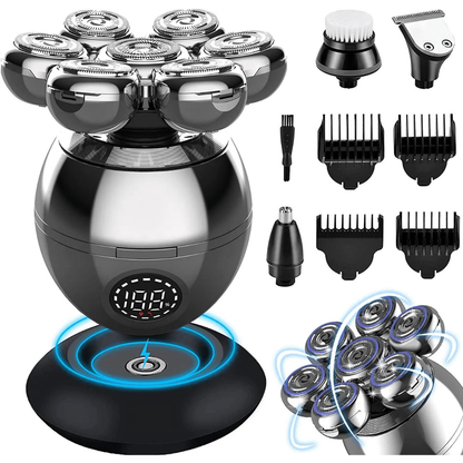 FlexiShave Pro 7D Elektrisk Barbermaskine til Glat og Behagelig Barbering