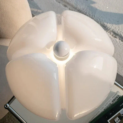 FloraLuxe Blomstret Bordlampe med Justerbar LED-Belysning