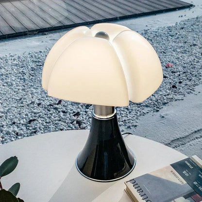 FloraLuxe Blomstret Bordlampe med Justerbar LED-Belysning