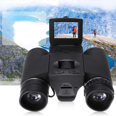 FocusSnap Kikkert med Kamera – 10x Zoom til Udendørs Observation og Optagelse