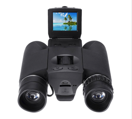 FocusSnap Kikkert med Kamera – 10x Zoom til Udendørs Observation og Optagelse