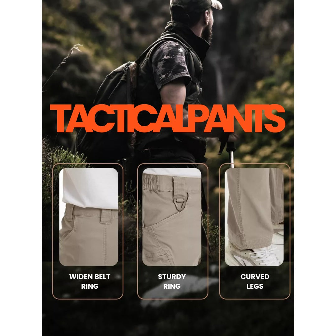Taktiske Outdoor Cargo Bukser – Slidstærke, Vejrbestandige & Multifunktionelle
