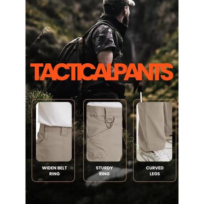 Taktiske Outdoor Cargo Bukser – Slidstærke, Vejrbestandige & Multifunktionelle