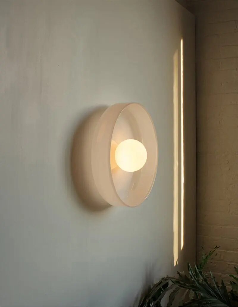 GlassGlow Nordisk Pendelloftlampe i Glas