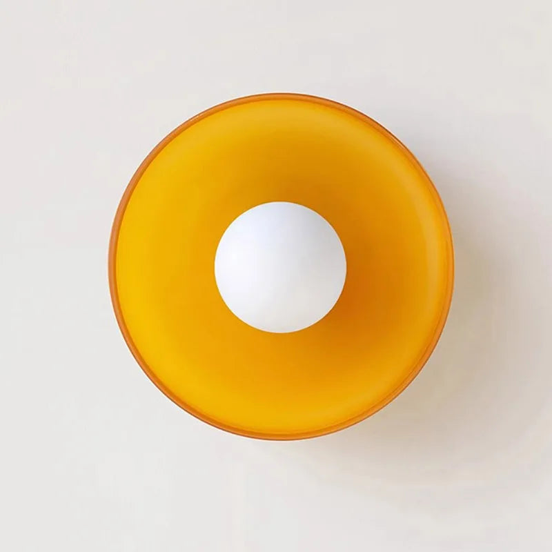 GlassGlow Nordisk Pendelloftlampe i Glas