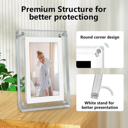GlowFrame Digital Fotoramme HD Multimediedisplay