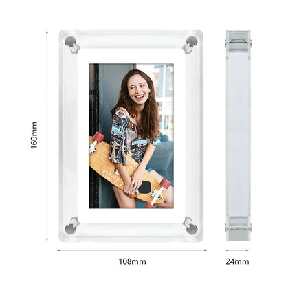 GlowFrame Digital Fotoramme HD Multimediedisplay