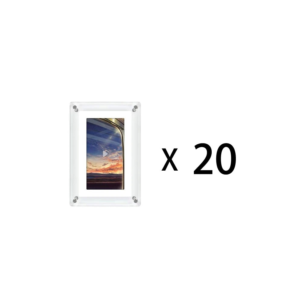 GlowFrame Digital Fotoramme HD Multimediedisplay
