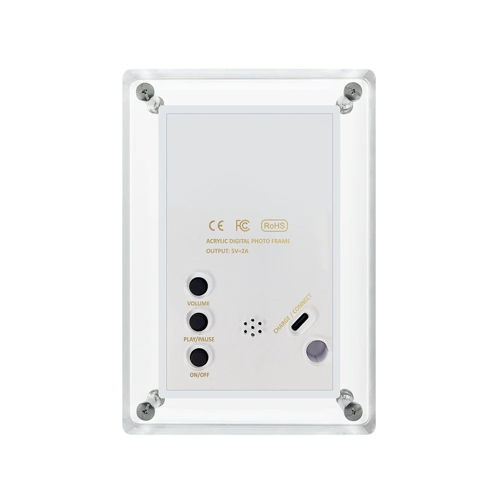 GlowFrame Digital Fotoramme HD Multimediedisplay
