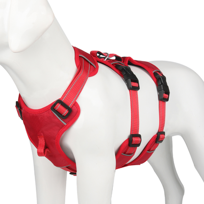 GripGuard Reflekterende Antitræk Hundesele med Justerbar og Sikker Pasform