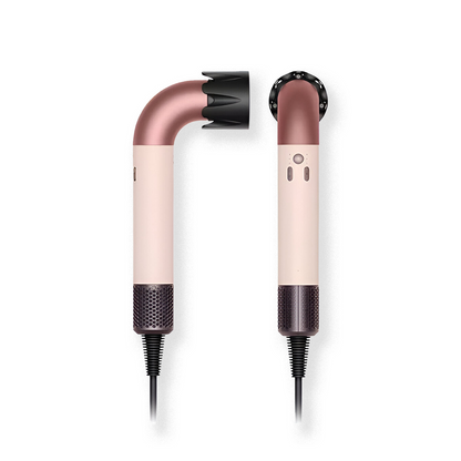 HairSonic Slim Let og Kompakt Hårtørrer med Præcisionsmundstykker til Hurtig Styling