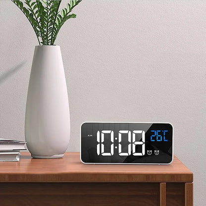 Harmonix Smart LED Vækkeur med Musik, Temperatur og Luftfugtighed