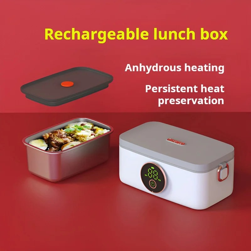 HeatMate Pro Trådløs Elektrisk Madkasse med Varmefunktion