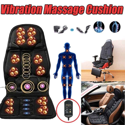 Massagehynde til Stol med Varme og 8 Massagetilstande