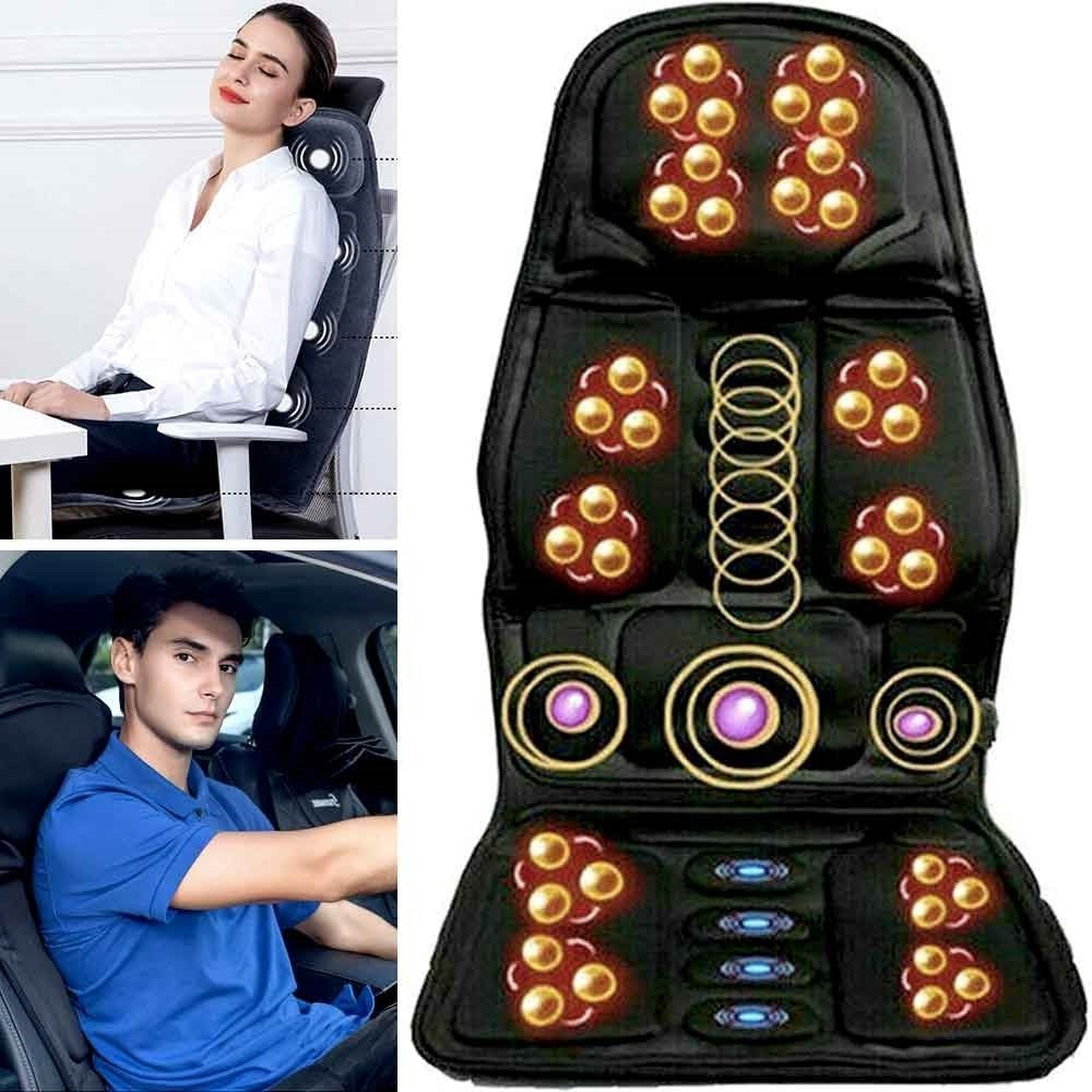 Massagehynde til Stol med Varme og 8 Massagetilstande