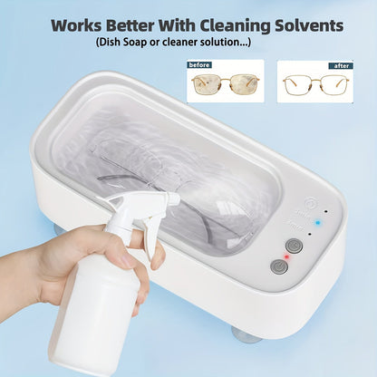 JewelSonic Ultrasonisk Smykkerenser 12 oz til Ringe, Ure, Briller og Øreringe