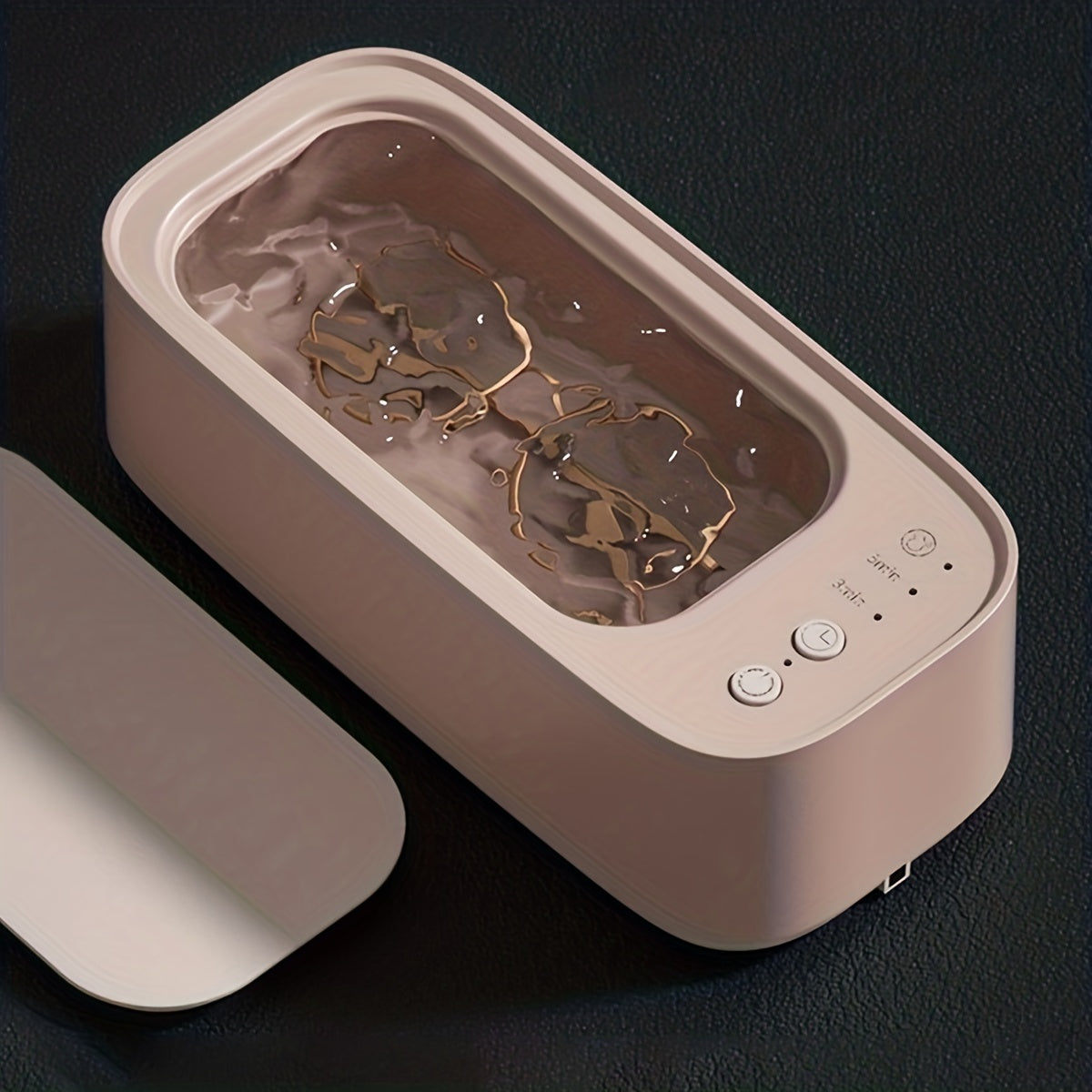JewelSonic Ultrasonisk Smykkerenser 12 oz til Ringe, Ure, Briller og Øreringe
