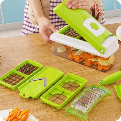 KitchenMaster 12-i-1 Grøntsagshakker og Skærer