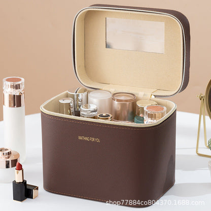 Stor Rejsetaske til Makeup og Hudpleje med Organiserede Rum