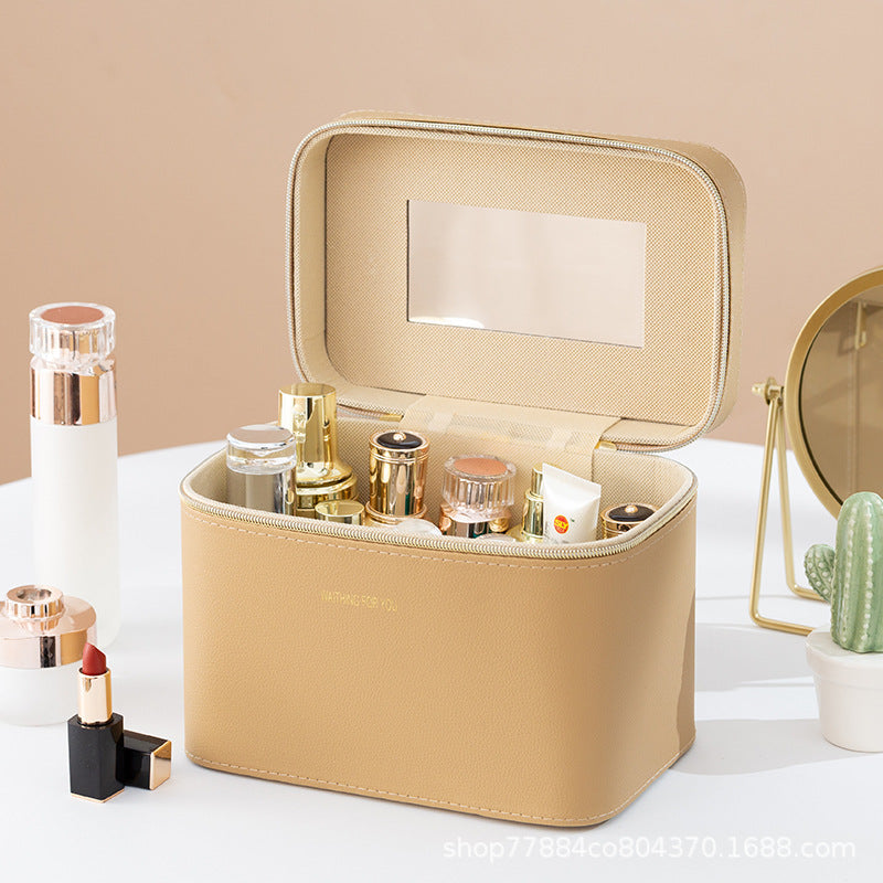 Stor Rejsetaske til Makeup og Hudpleje med Organiserede Rum