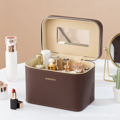 Stor Rejsetaske til Makeup og Hudpleje med Organiserede Rum