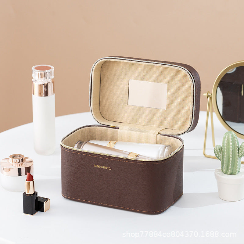 Stor Rejsetaske til Makeup og Hudpleje med Organiserede Rum