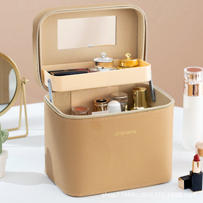 Stor Rejsetaske til Makeup og Hudpleje med Organiserede Rum