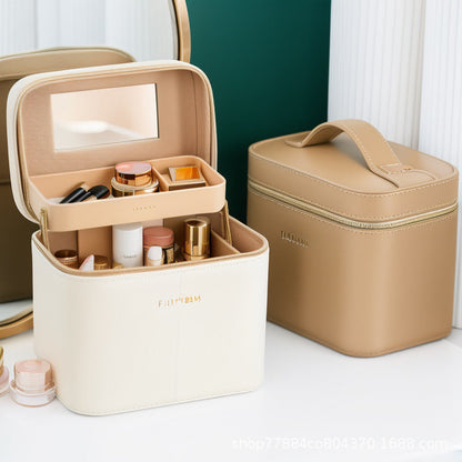 Stor Rejsetaske til Makeup og Hudpleje med Organiserede Rum