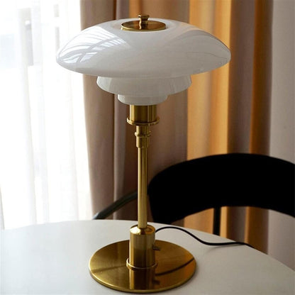 Lena Nordisk LED Bordlampe i Glas med Skandinavisk Design