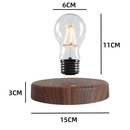 Levion Svævende Tesla Lampe med Magnetisk LED Stemningslys