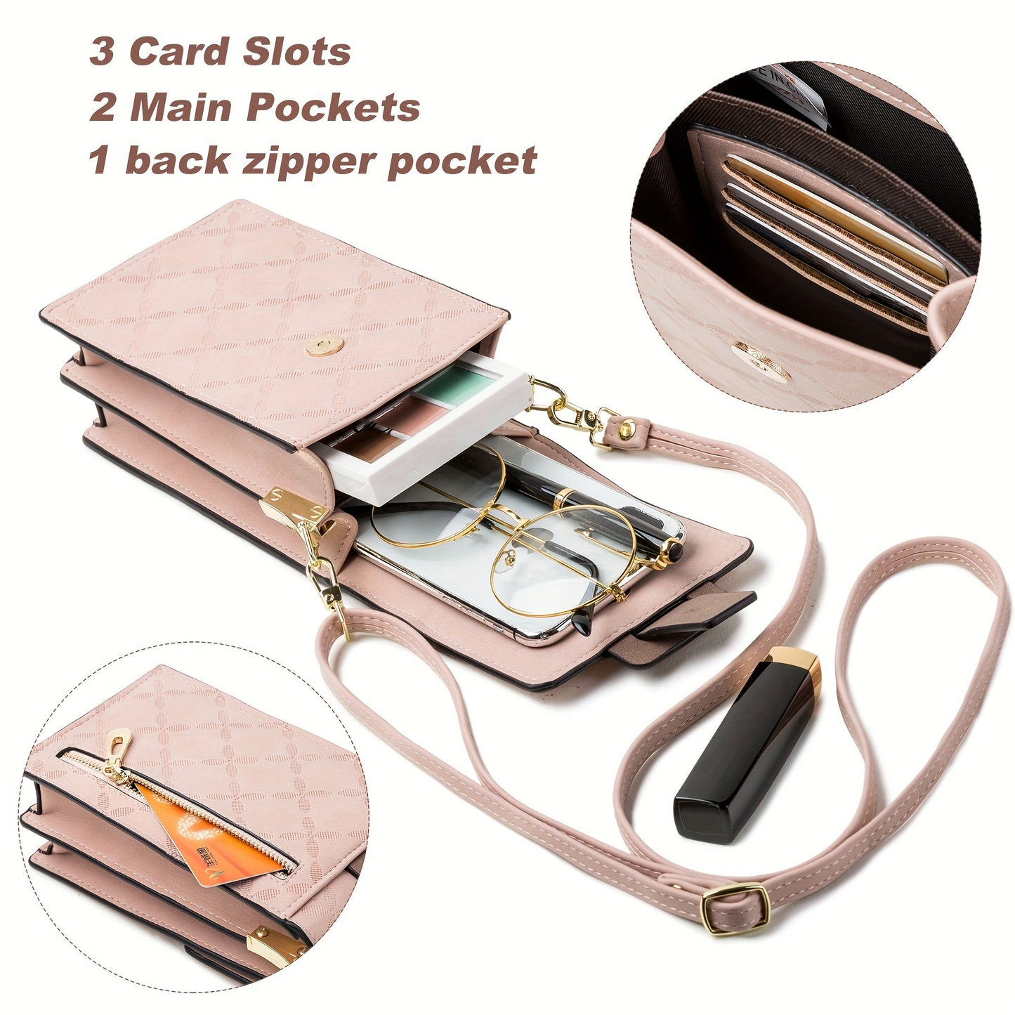 Lily Tyverisikker Crossbody-taske – Let og Sikker Skuldertaske