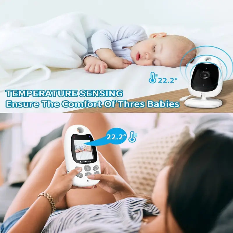 LittleGuard trådløs babyalarm med video, nattesyn og tovejskommunikation