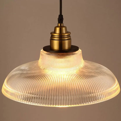LumiAura Skandinavisk Pendellampe i Glas med Vintage Design