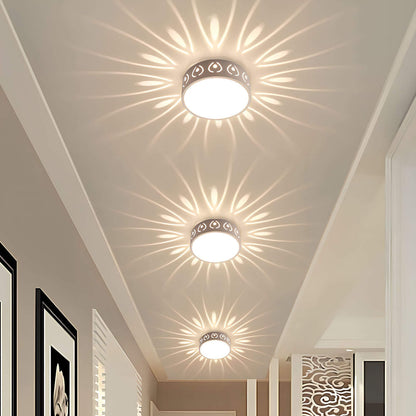 LumiForm Minimalistisk LED Loftlampe med Varmt Hvidt Lys