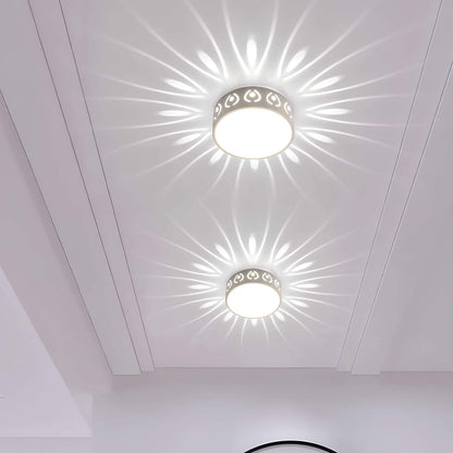 LumiForm Minimalistisk LED Loftlampe med Varmt Hvidt Lys