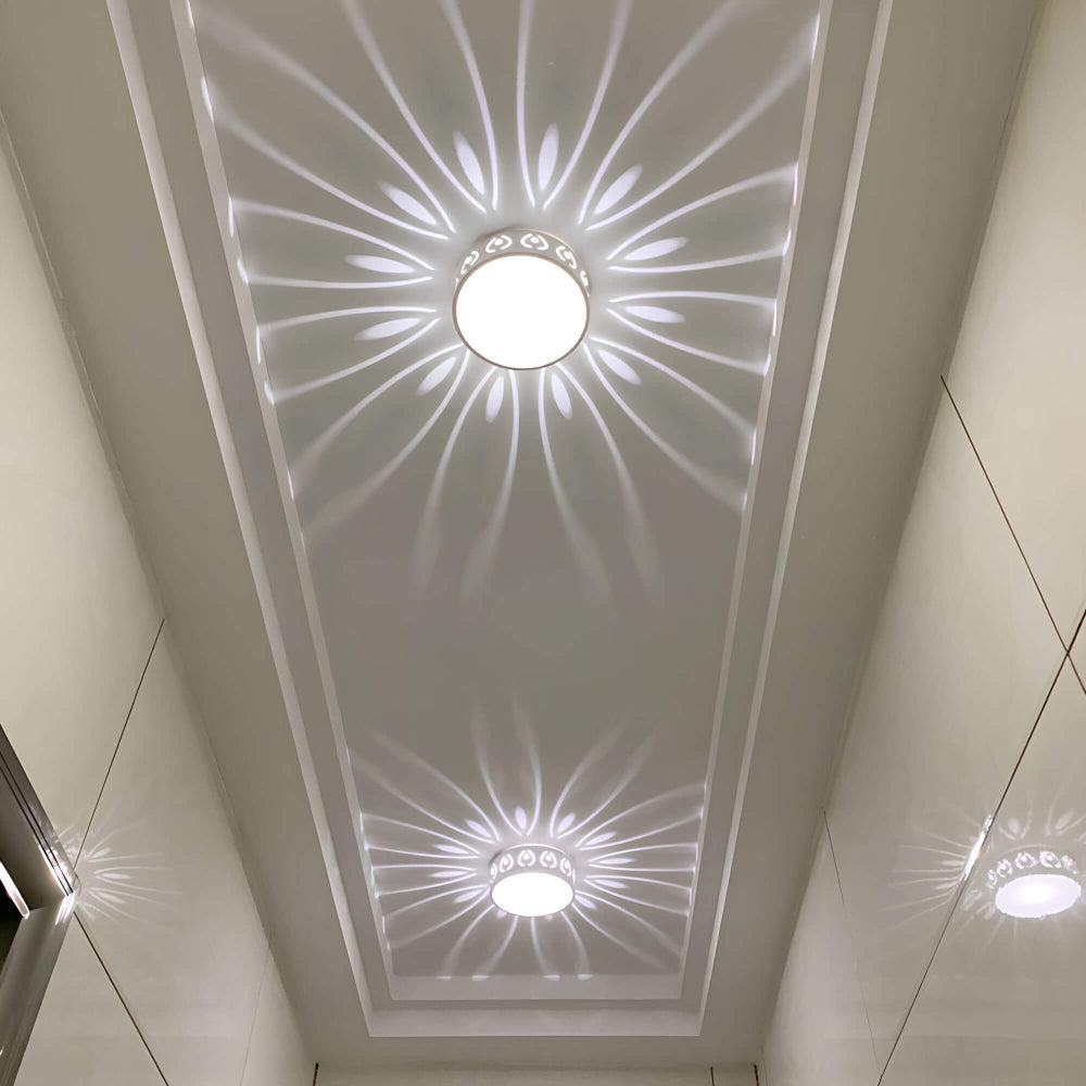 LumiForm Minimalistisk LED Loftlampe med Varmt Hvidt Lys
