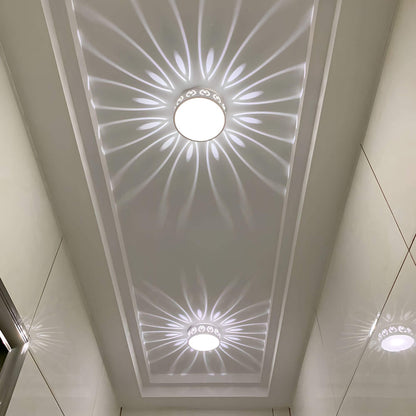 LumiForm Minimalistisk LED Loftlampe med Varmt Hvidt Lys