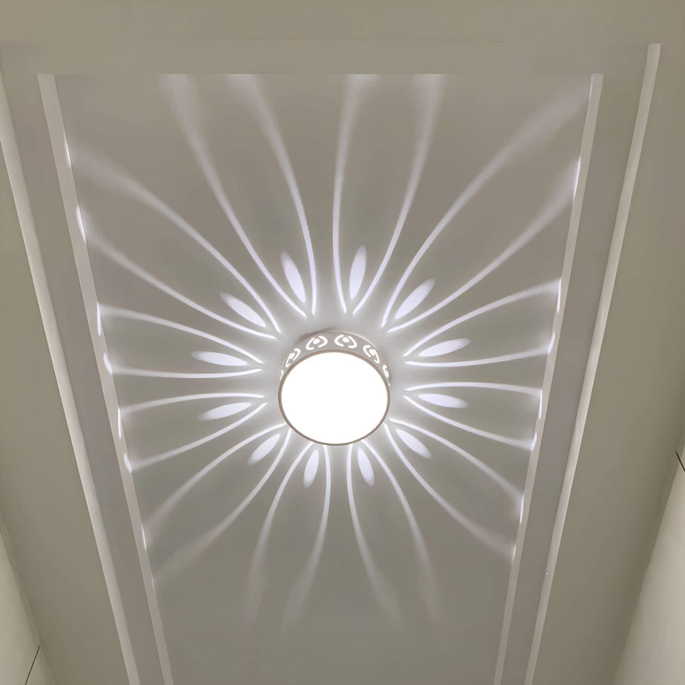 LumiForm Minimalistisk LED Loftlampe med Varmt Hvidt Lys