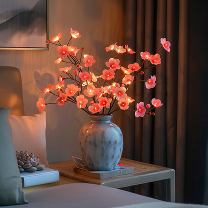 LumiVista LED Lysegren med Olivengrene 70 cm Varm Hvid Dekorationsbelysning