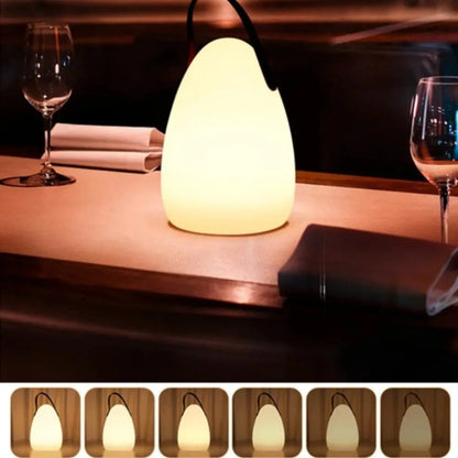 LuminaFusion Trådløs Bordlampe med Fjernbetjening og Vandtæt Design