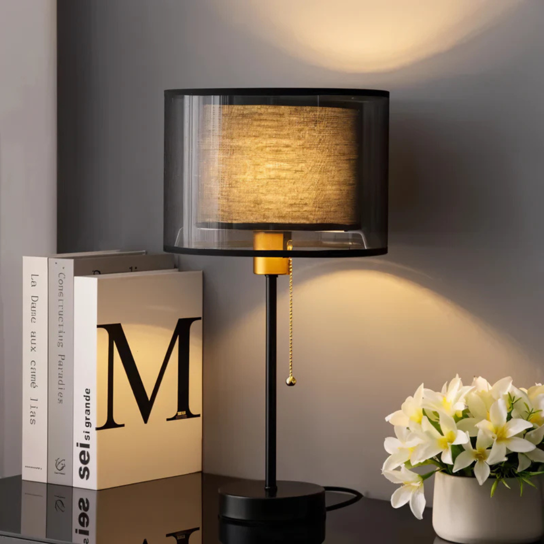 Skandinavisk Pendellampe i Riflet Glas med Vintage Look