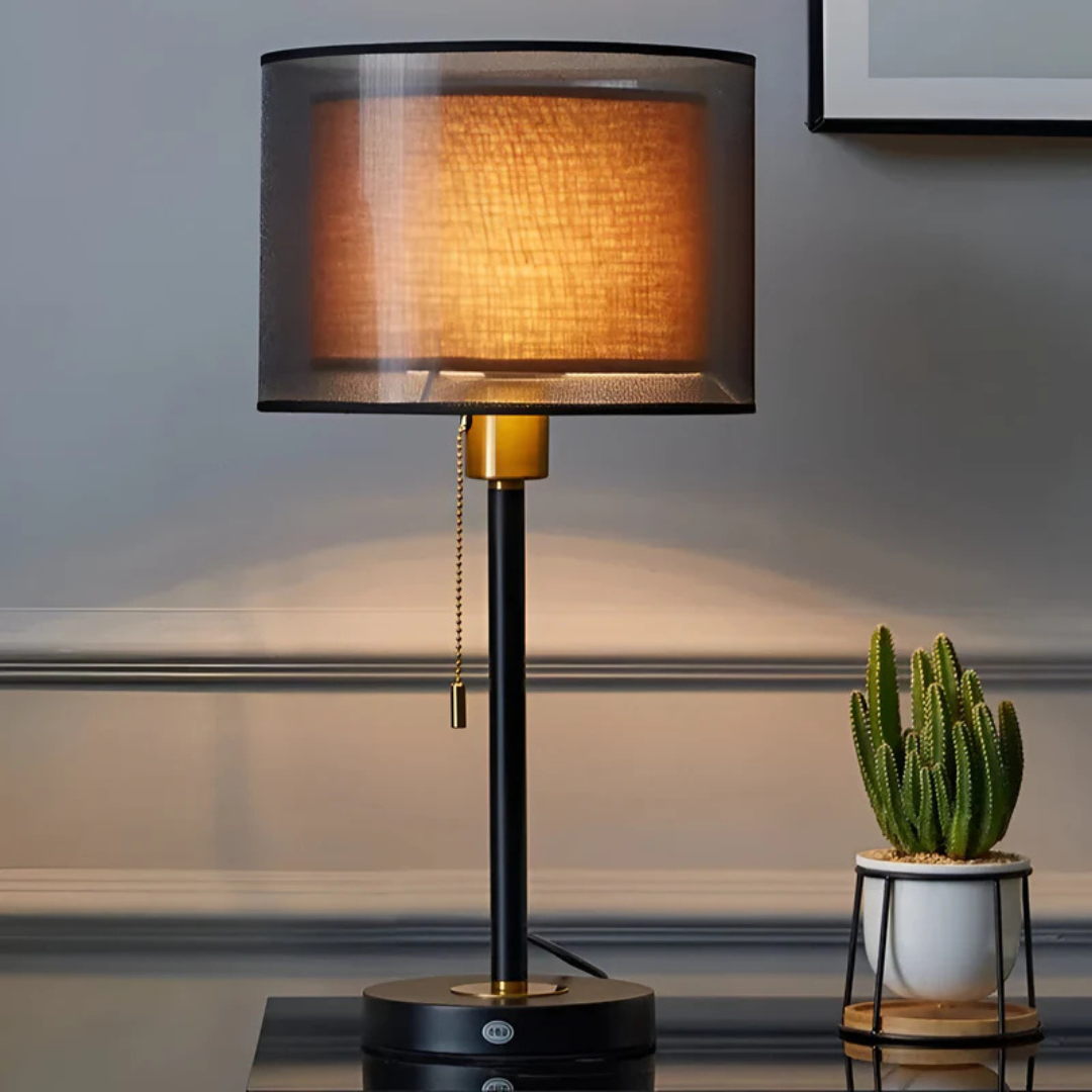 Skandinavisk Pendellampe i Riflet Glas med Vintage Look
