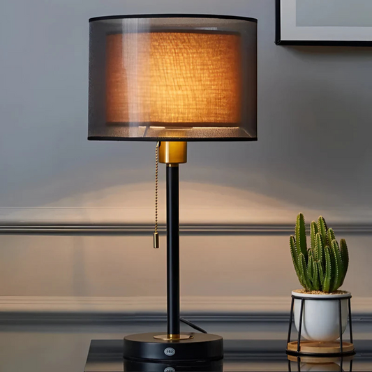 Skandinavisk Pendellampe i Riflet Glas med Vintage Look
