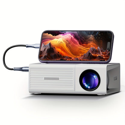 LumoBeam Mini HD-projektor til hjemmebiograf og udendørs brug