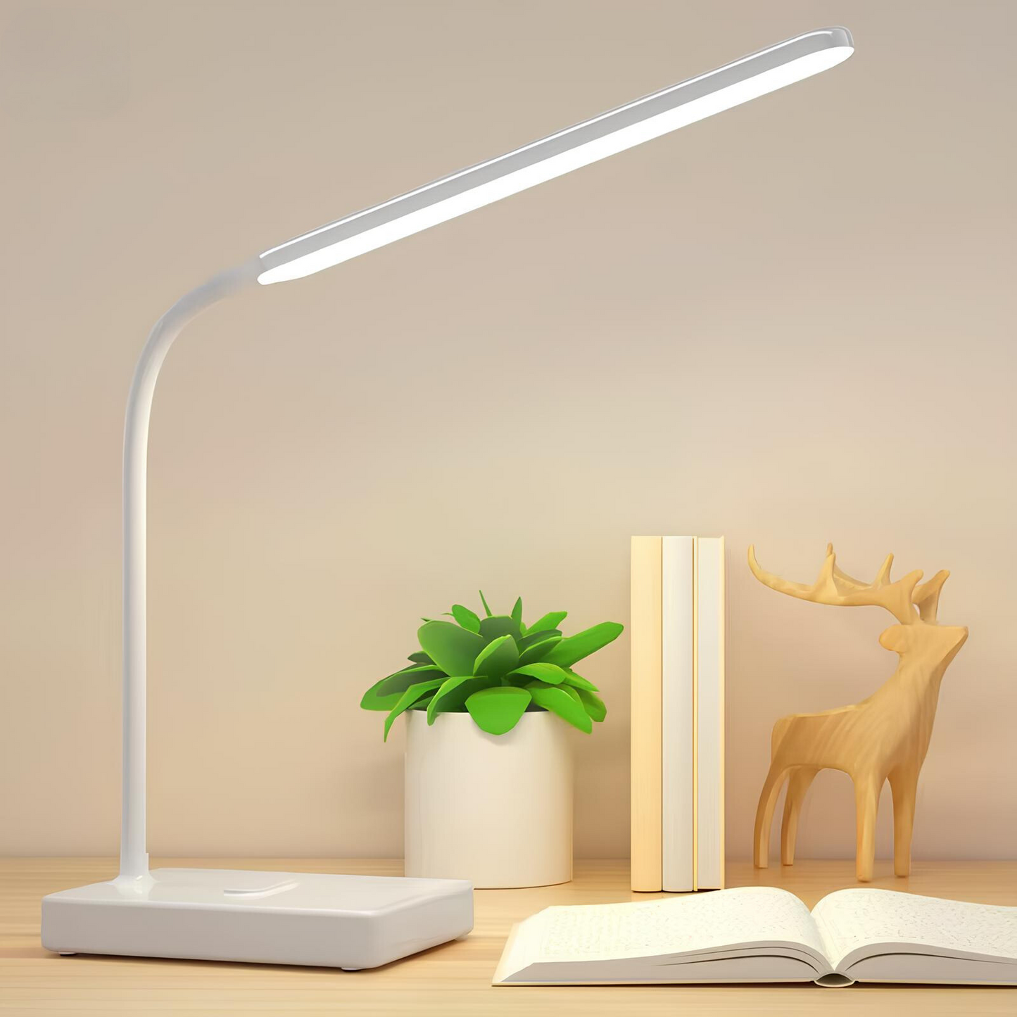 LumoFlex Justerbar Skrivebordslampe med Fleksibel Hals