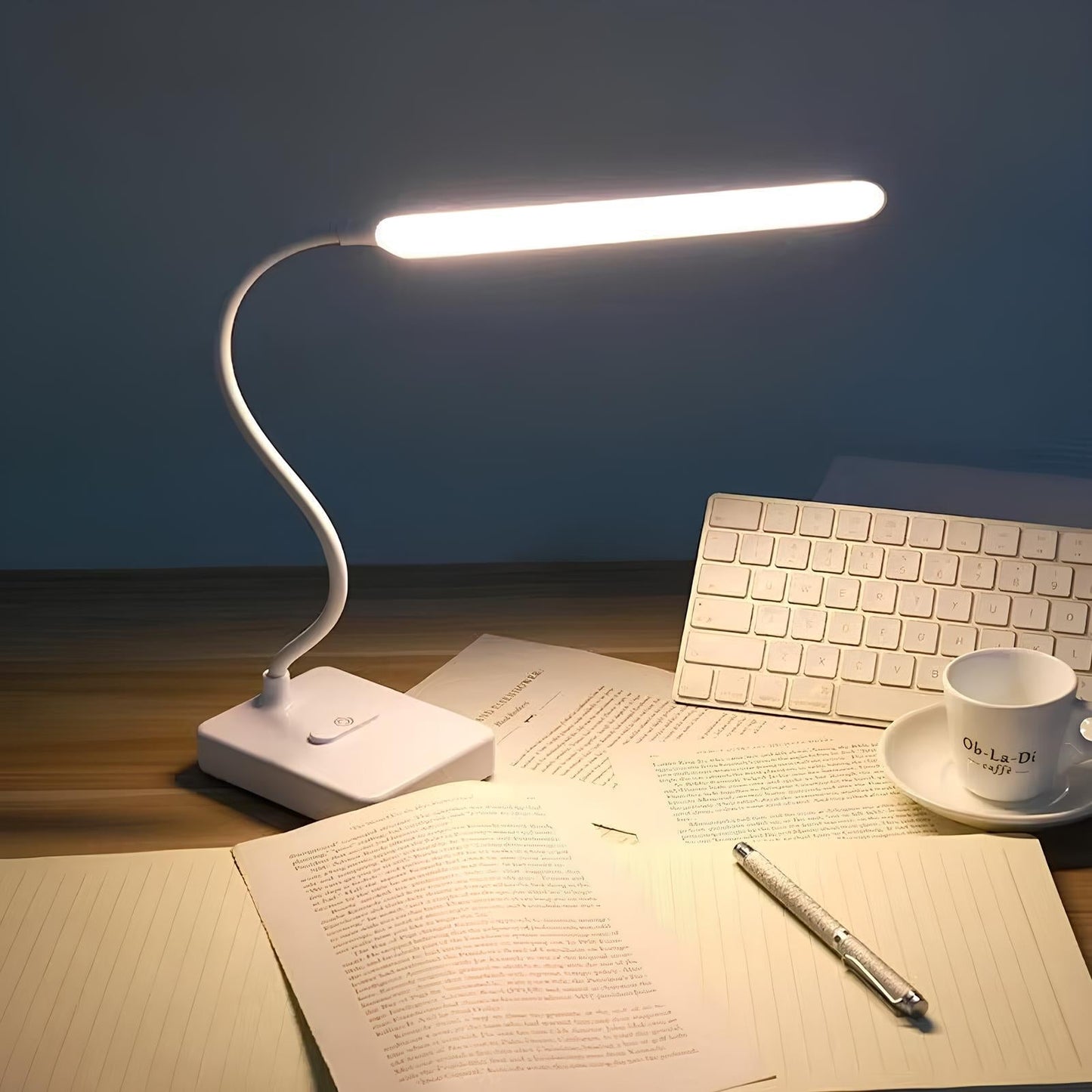 LumoFlex Justerbar Skrivebordslampe med Fleksibel Hals